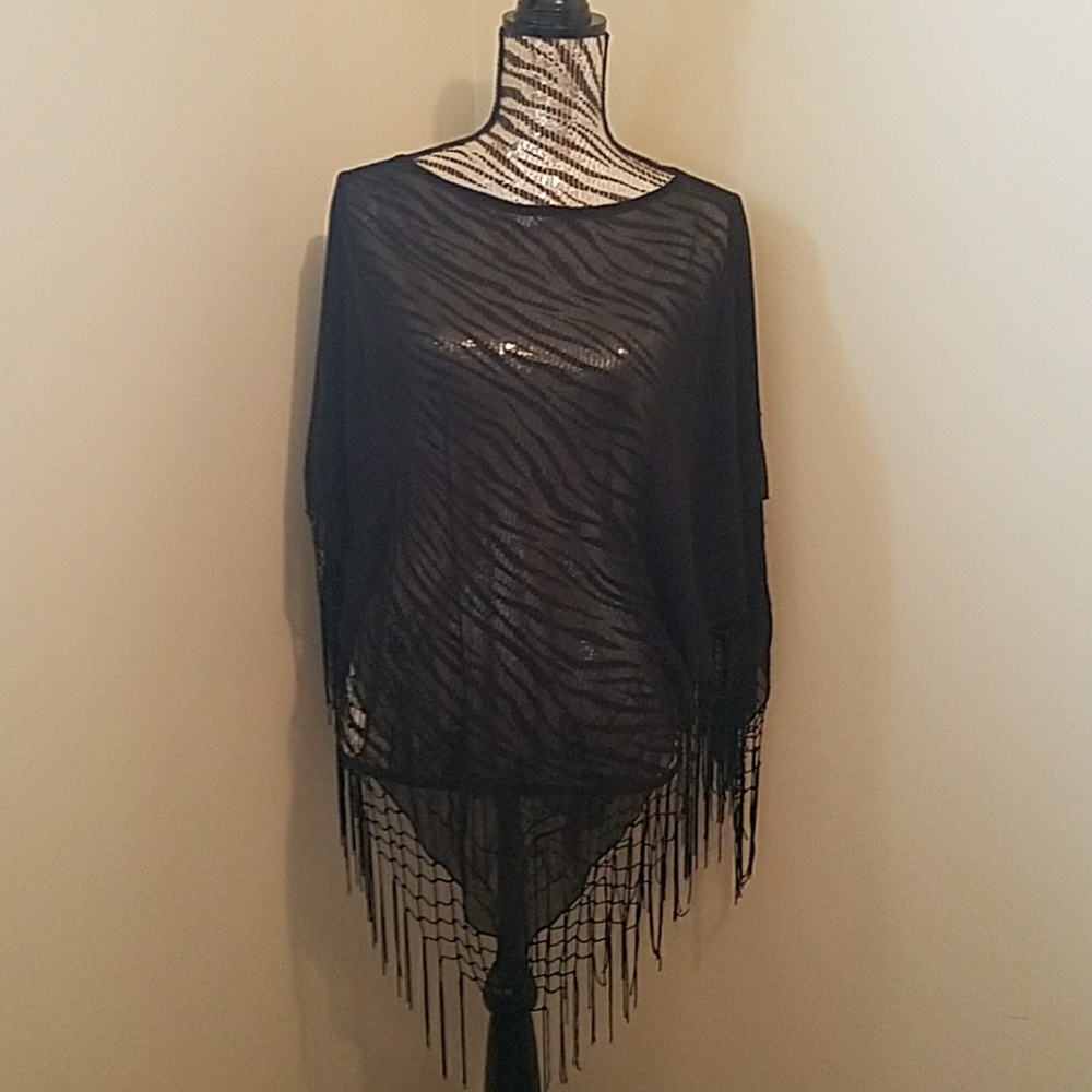 BeWare sheer poncho